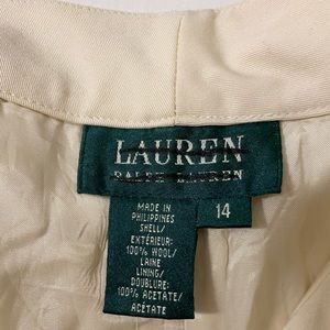 Cream Ralph Lauren Pants